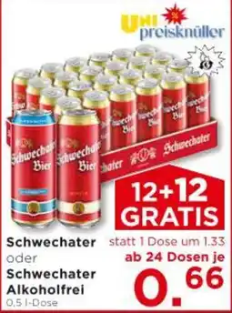 Unimarkt Schwechater oder Schwechater Alkoholfrei Angebot