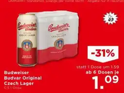 Unimarkt Budweiser Budvar Original Czech Lager Angebot
