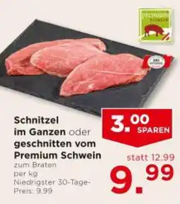 Unimarkt Schnitzel im Ganzen oder geschnitten vom Premium Schwein zum Braten Angebot