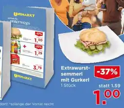 Unimarkt Extrawurst- semmerl mit Gurkerl Angebot