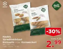 Unimarkt Haubis Verwöhnkörberl Kornspitz oder Kornweckerl Angebot