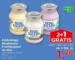 Unimarkt Schärdinger Bergbauern Fruchtjoghurt im Glas Angebot