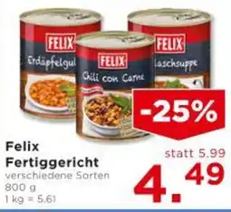 Unimarkt Felix Fertiggericht Angebot