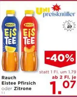 Unimarkt Rauch Eistee Pfirsich oder Zitrone 11 Angebot