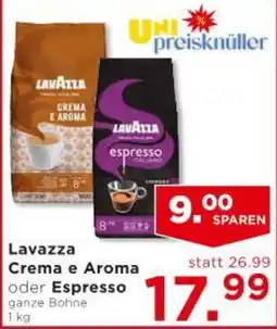 Unimarkt Lavazza Crema e Aroma oder Espresso Angebot