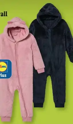 Lidl Lupilu Baby Teddyfleece Overall Angebot