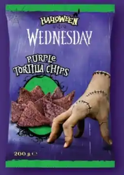 Lidl Halloween Blaue Tortilla Chips Wednesday Angebot