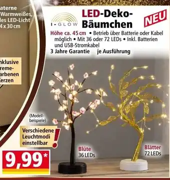 Norma LED-Deko- Bäumchen Angebot