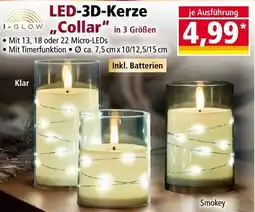 Norma LED-3D-Kerze Collar Angebot