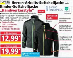 Norma Herren-Arbeits-Softshelljacke oder Angebot