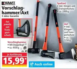 Norma Vorschlag- hammer/Axt Angebot