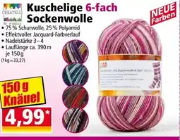 Norma Kuschelige 6-fach Sockenwolle Angebot