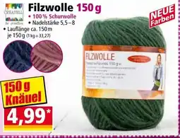 Norma Filzwolle Angebot
