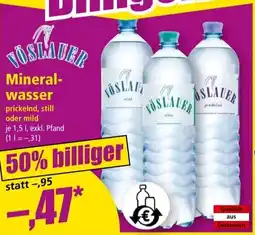 Norma Mineral- wasser Angebot