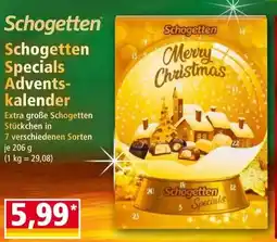Norma Schogetten Specials Advents- kalender Angebot