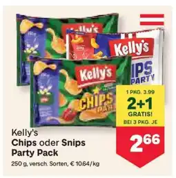 MPreis Kelly's Chips oder Snips Party Pack Angebot