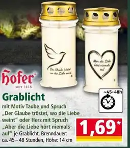 Norma Hofer grablicht Angebot