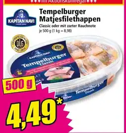 Norma Tempelburger matjesfilethappen Angebot