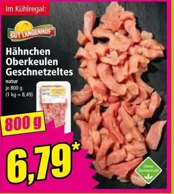 Norma Hähnchen oberkeulen geschnetzeltes Angebot