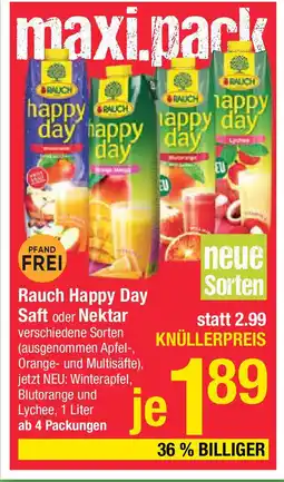 Maximarkt Rauch happy day saft oder nektar Angebot