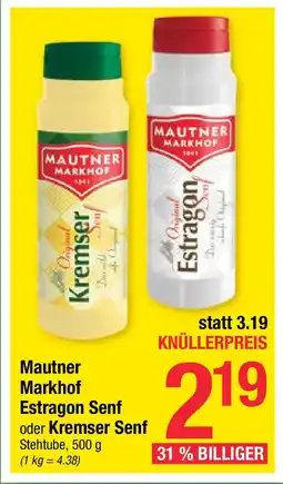 Maximarkt Mautner markhof estragon senf Angebot