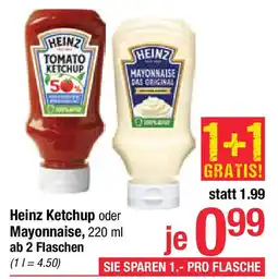 Maximarkt Heinz ketchup oder mayonnaise Angebot