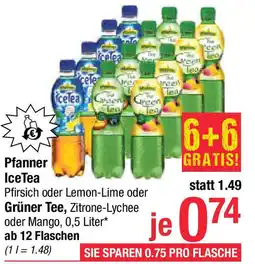 Maximarkt Pfanner icetea Angebot