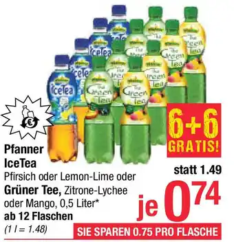 Maximarkt Pfanner icetea Angebot