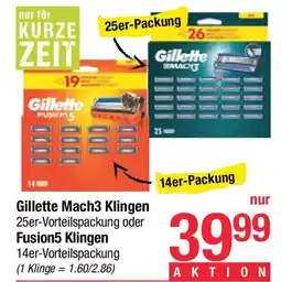 Maximarkt Gillette mach3 klingen Angebot