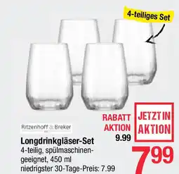 Maximarkt Longdrinkgläser-set 4-teilig Angebot