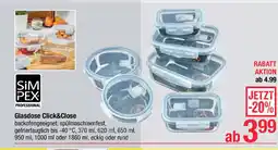 Maximarkt Glasdose Click&Close Angebot