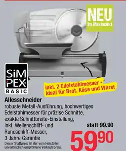 Maximarkt Allesschneider Angebot