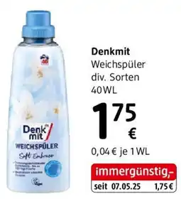 dm Denkmit Weichspüler Angebot