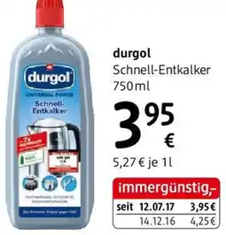 dm Schnell Entkalker Angebot