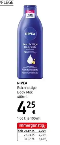 dm Reichhaltige body milk Angebot