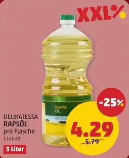 PENNY Delikatessa rapsöl Angebot