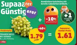 PENNY Trauben weiss mit kernen Angebot