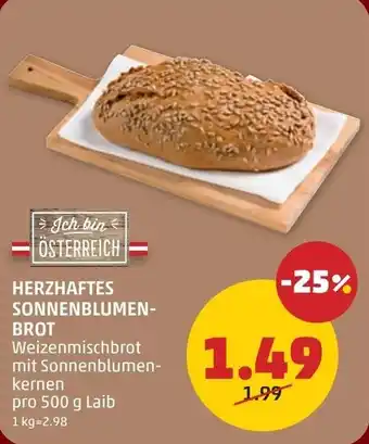 Herzhaftes sonnenblumen- brot