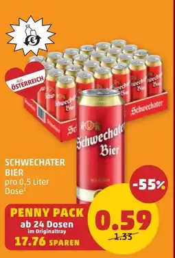 PENNY Schwechater bier Angebot