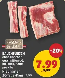 PENNY Bauchfleisch Angebot