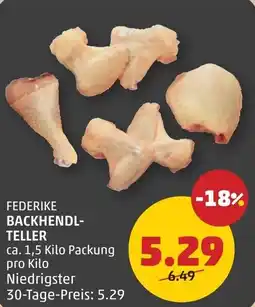 PENNY Backhendl- teller Angebot