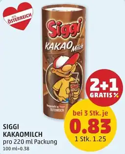PENNY Siggi kakaomilch Angebot