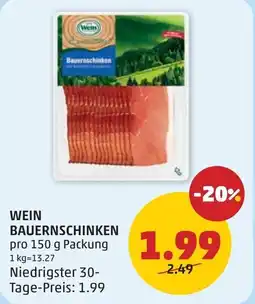 PENNY Wein bauernschinken Angebot