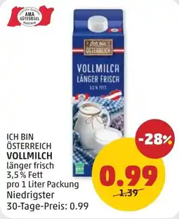 PENNY Vollmilch Angebot