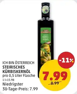 PENNY Steirisches kürbiskernöl Angebot