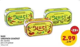 PENNY Nuri sardinen gewürzt Angebot