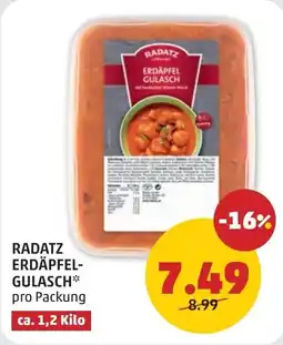 PENNY Radatz erdapfel gulasch Angebot