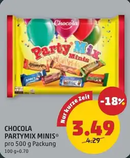 PENNY Chocola partymix minis Angebot