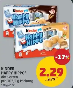 PENNY Kinder happy hippo Angebot