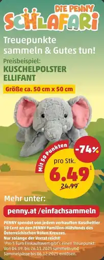 PENNY Kuschelpolster ellifant Angebot